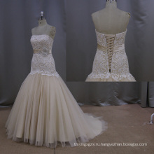 Новые прибытия моды шаблон Русалка свадебное платье фабрика